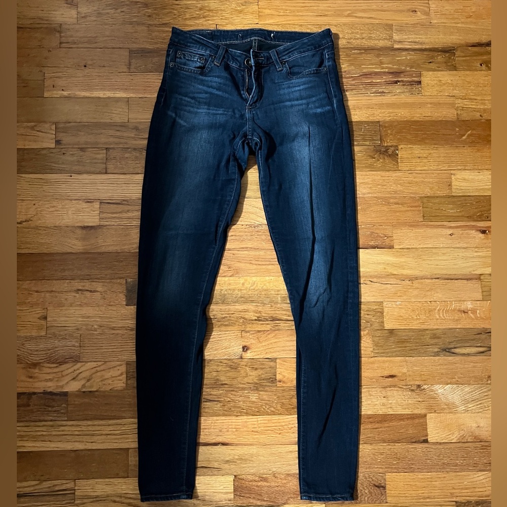 Pre-Owned Big Star Stretchy Dark Wash Skinny Jeans, 27 Reg